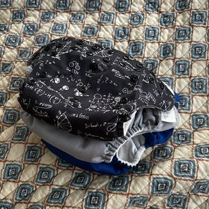 Bum genius cloth diapers all in one, price for all three